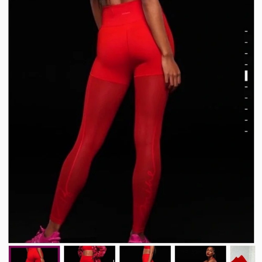 Ivy Park XL Be Mine XL leggings red valentine collection Ivy Heart drop …